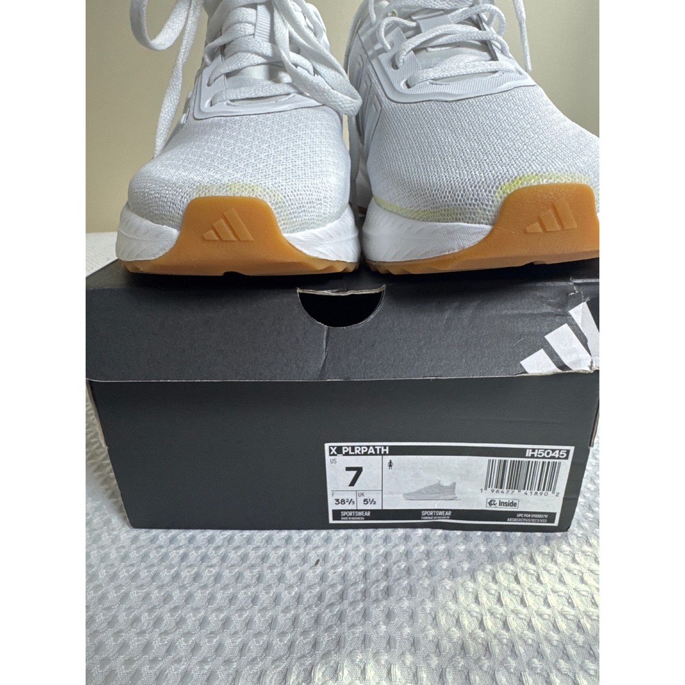 Adidas Sneakers Women 7 X_PLRPATH White IH5045 Gum Sole NWB